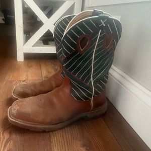 Twisted X cowboy boots Extra wide!